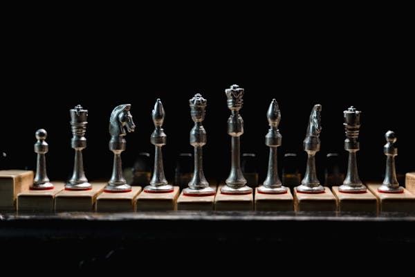 Weighted chess pieces