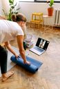 Free stock photo of adult, computer, couple