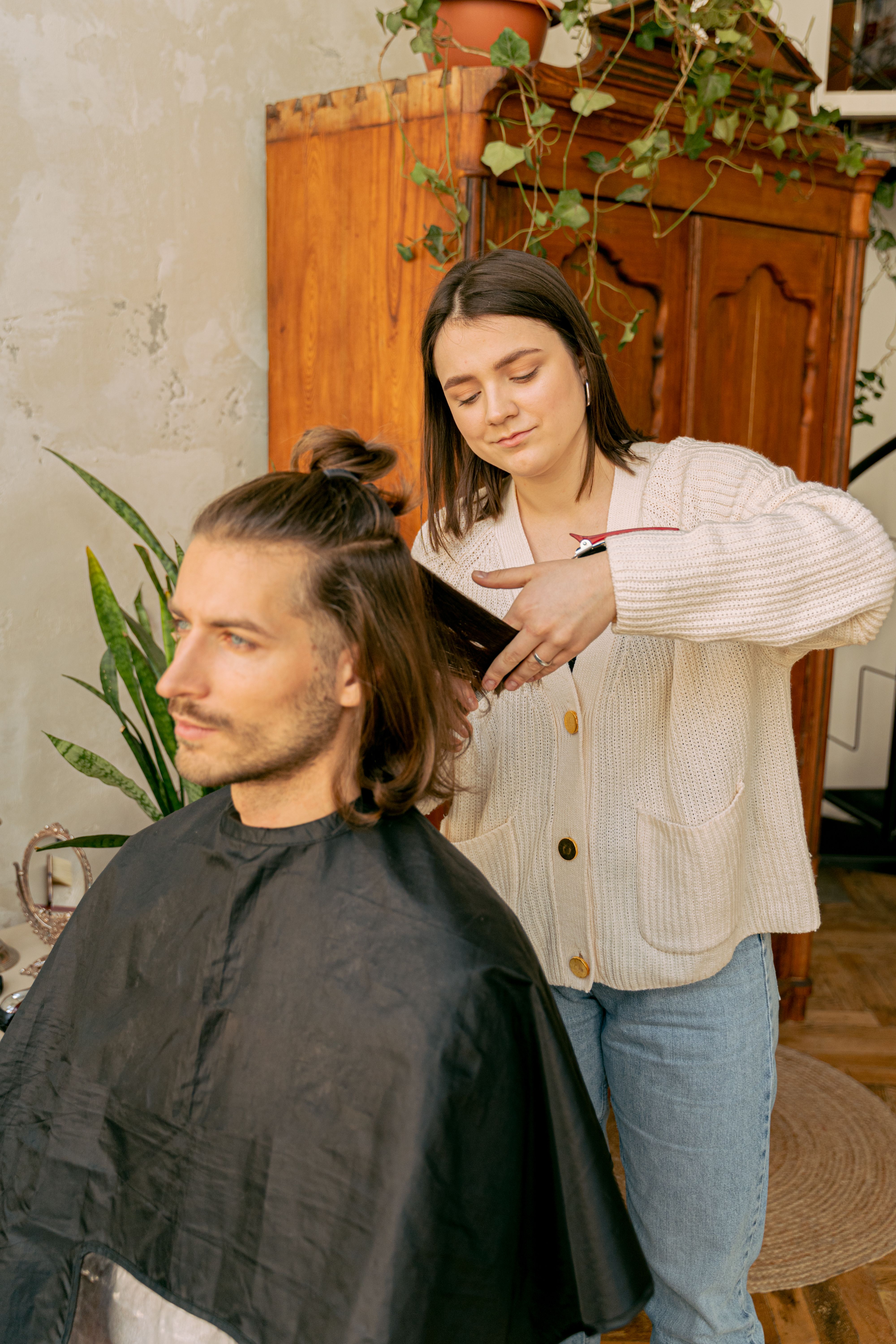 Ponytail Men Hairstyle Photos, Download The BEST Free Ponytail Men