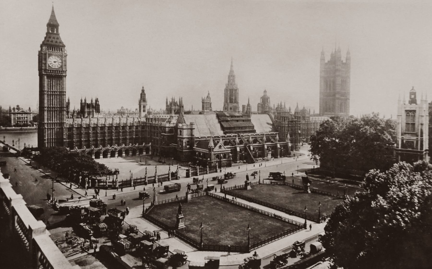 An archive view of Parliament Square, London. Representational image.