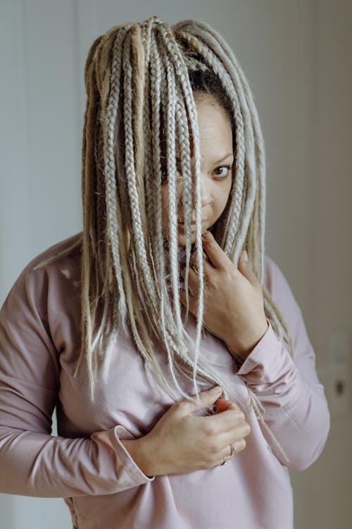 A Woman with Dreadlocks Hairstyle