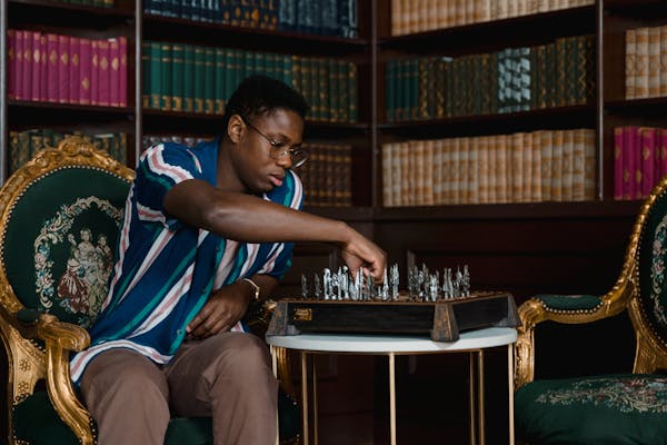 Family chess game for kids