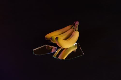 Free stock photo of banana, black, food Stock Photo