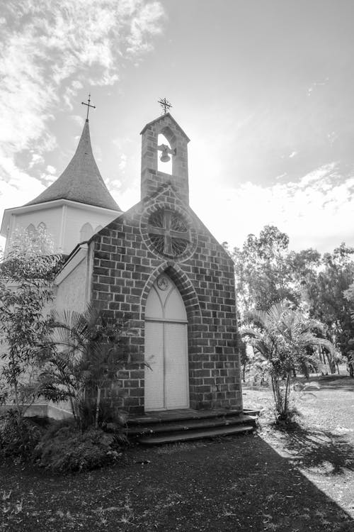 Free stock photo of church, island, sunny