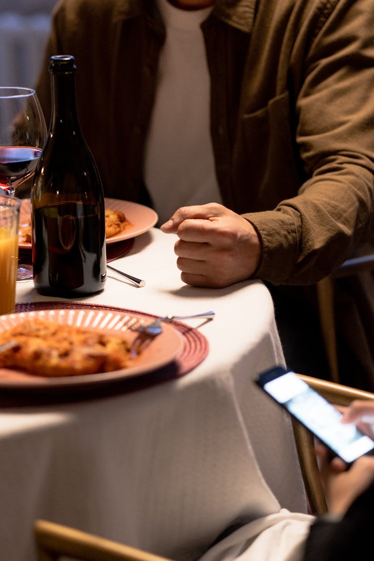 People At Restaurant Table