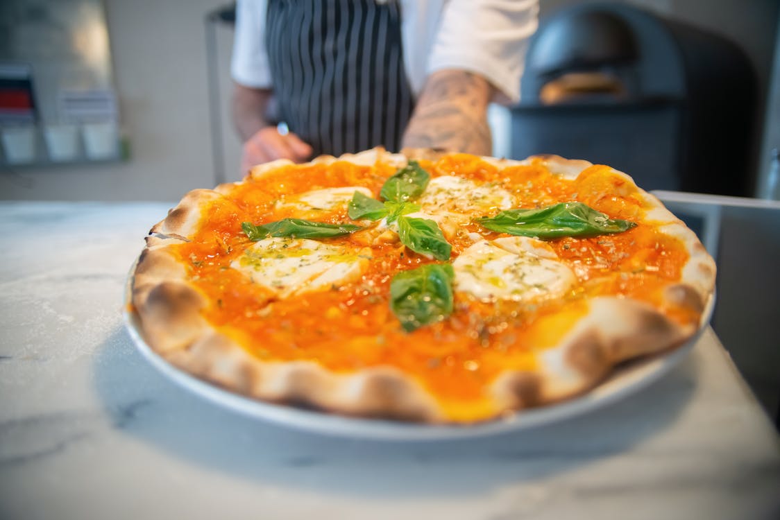 Pizza on Plate