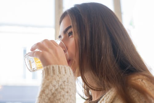 Kostenloses Stock Foto zu bier, brünette, frau