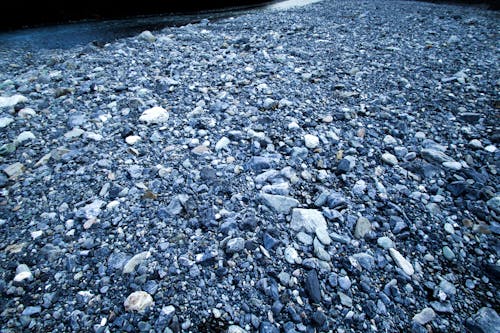 Gray and White Stone Fragments