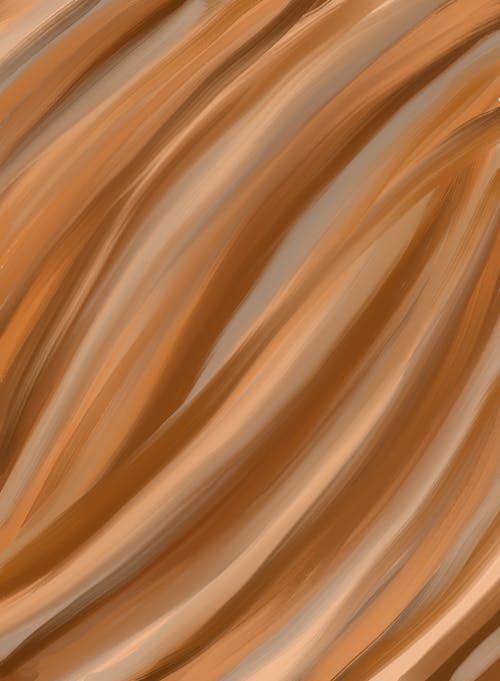 A Brown and White Abstract Painting