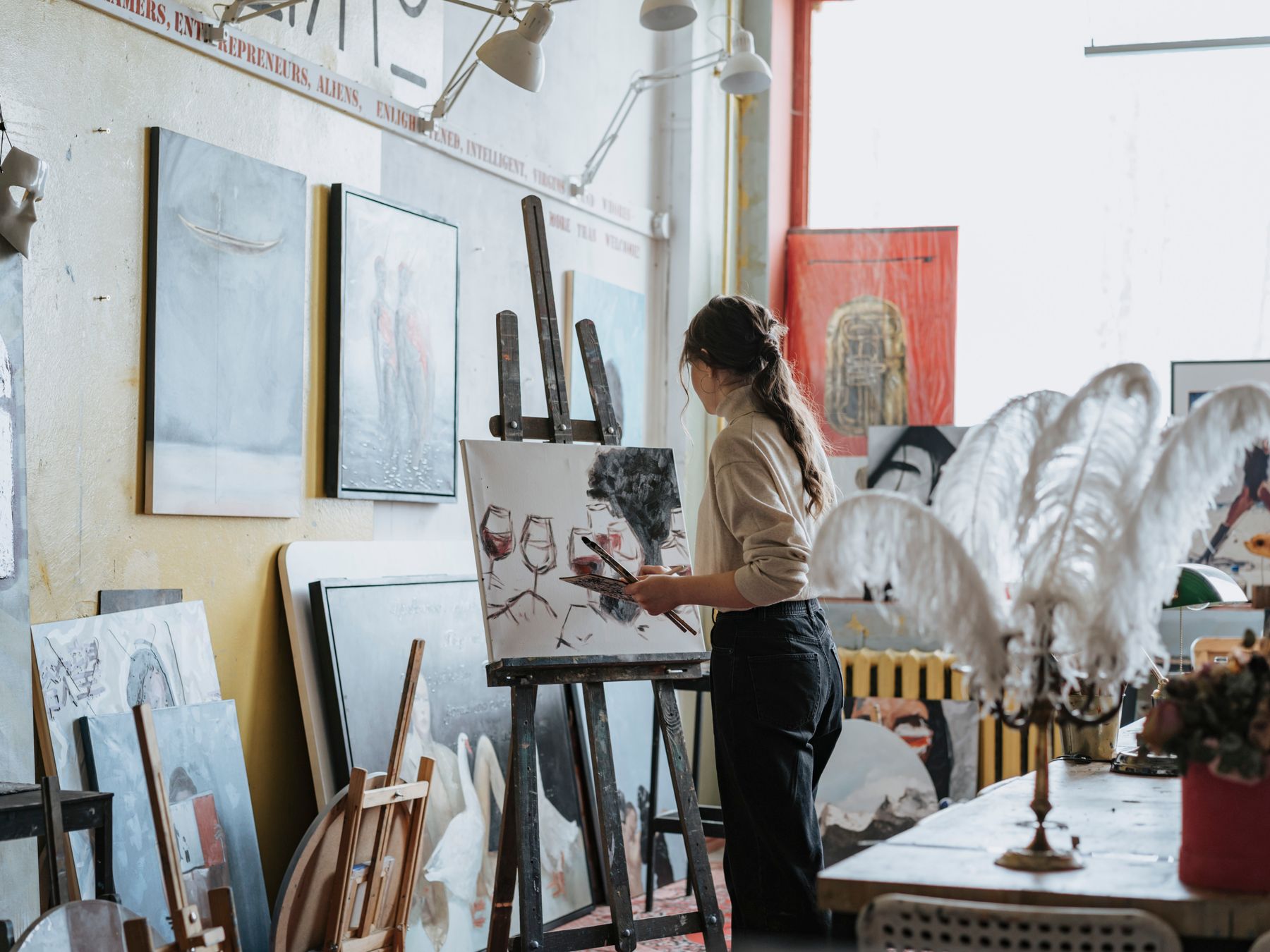 Painters and Decorators in Millwall — woodwork brushed to a crisp, smooth line
