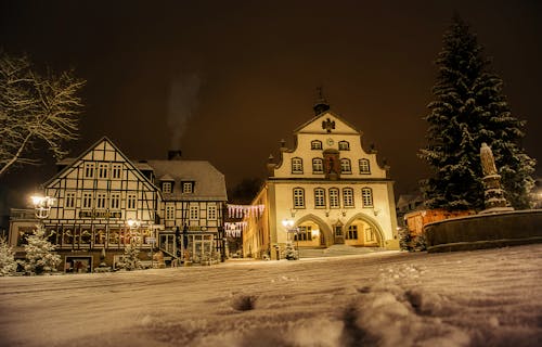 Free stock photo of city, city at night, city lights