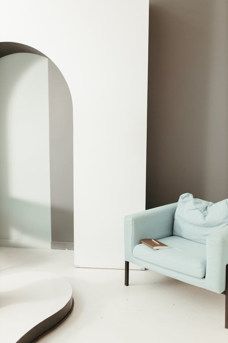 Blue Chair Inside A Room