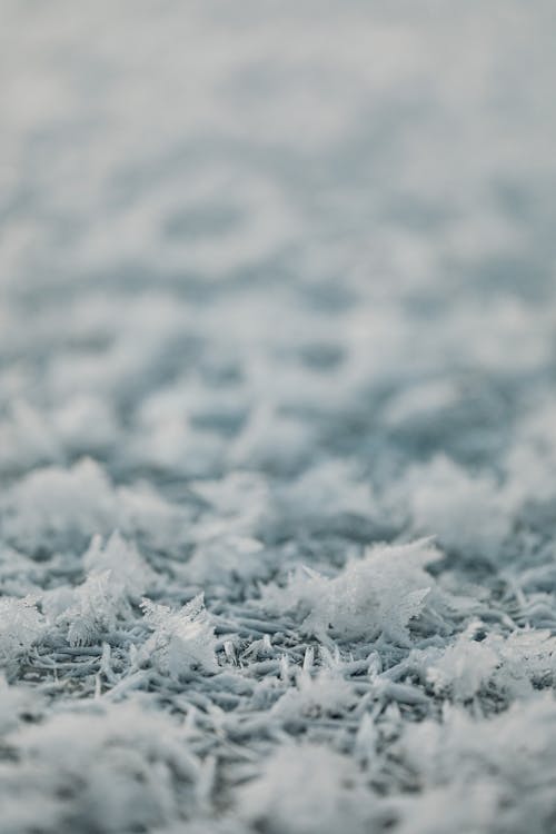 Free Close Up of Frosted Ice Stock Photo