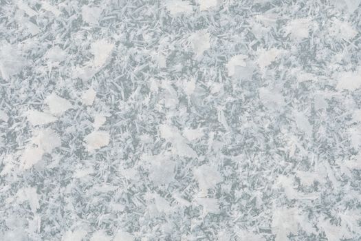 Texture of Frost on a Frozen Lake
