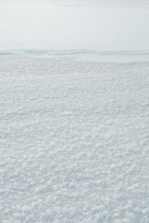Free White Snow in Close-Up Photography Stock Photo