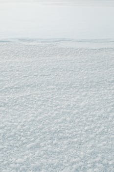 Serene winter snow textures creating a peaceful scenic background.