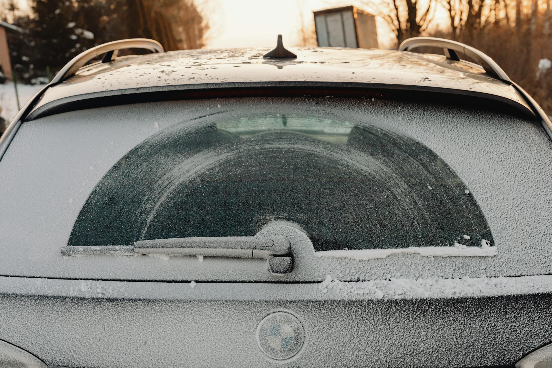 Vehicle Covered with Snow