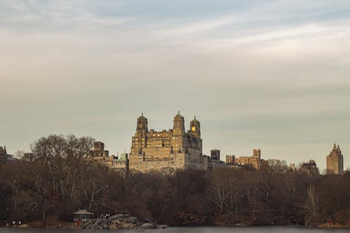 Free A View of the Beresford Building in Central Park New York, USA Stock Photo
