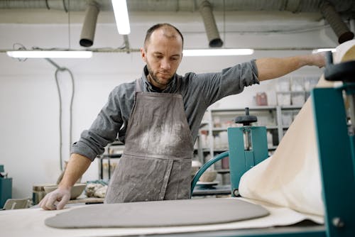 Fotos de stock gratuitas de ¡trabajador de cuello azul!, alfarero, arcilla