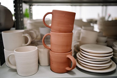 Ceramic Cups and Plates 