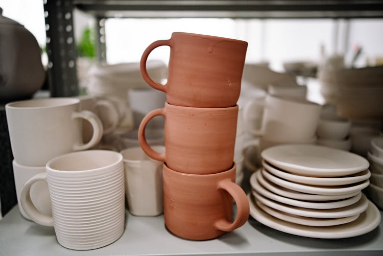 Ceramic Cups And Plates 