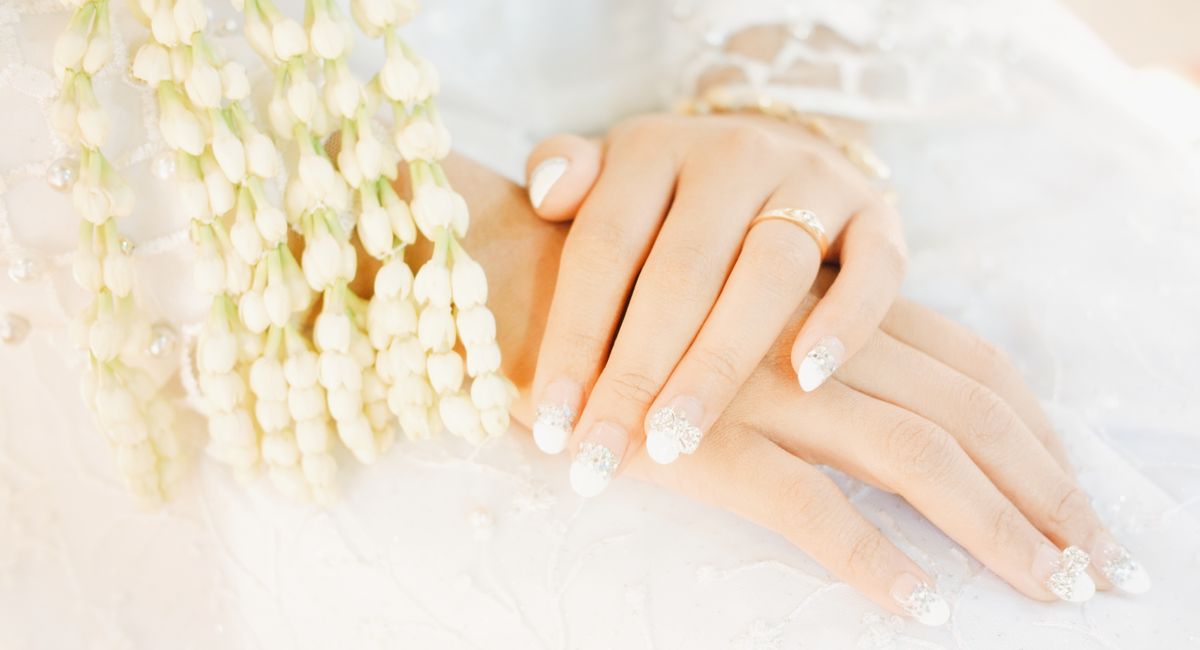Illustration, idee ongles en gel