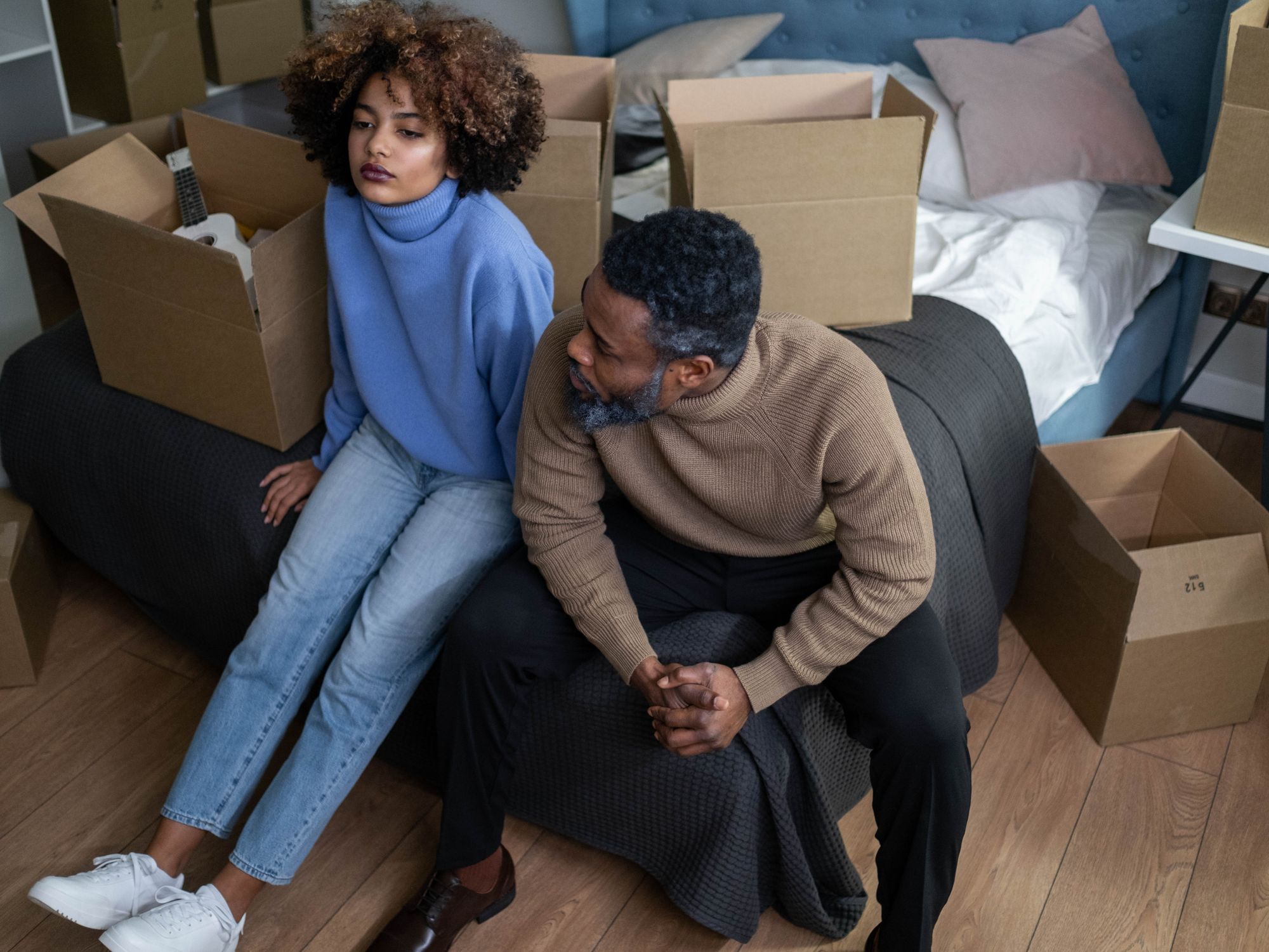 Student Removals in Marchington, West Midlands — student move with boxes and a van