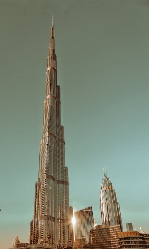 Ảnh lưu trữ miễn phí về bắn dọc, bầu trời ảm đạm, Burj Khalifa