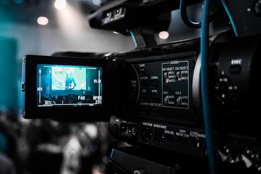 Black Camera Recorder Mastering Inbound Marketing