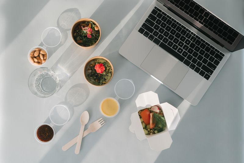 soup poured into an insulated thermos