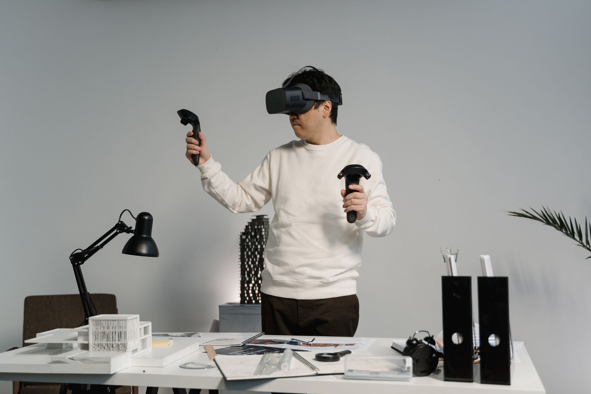 thai game developer working on 3d environment