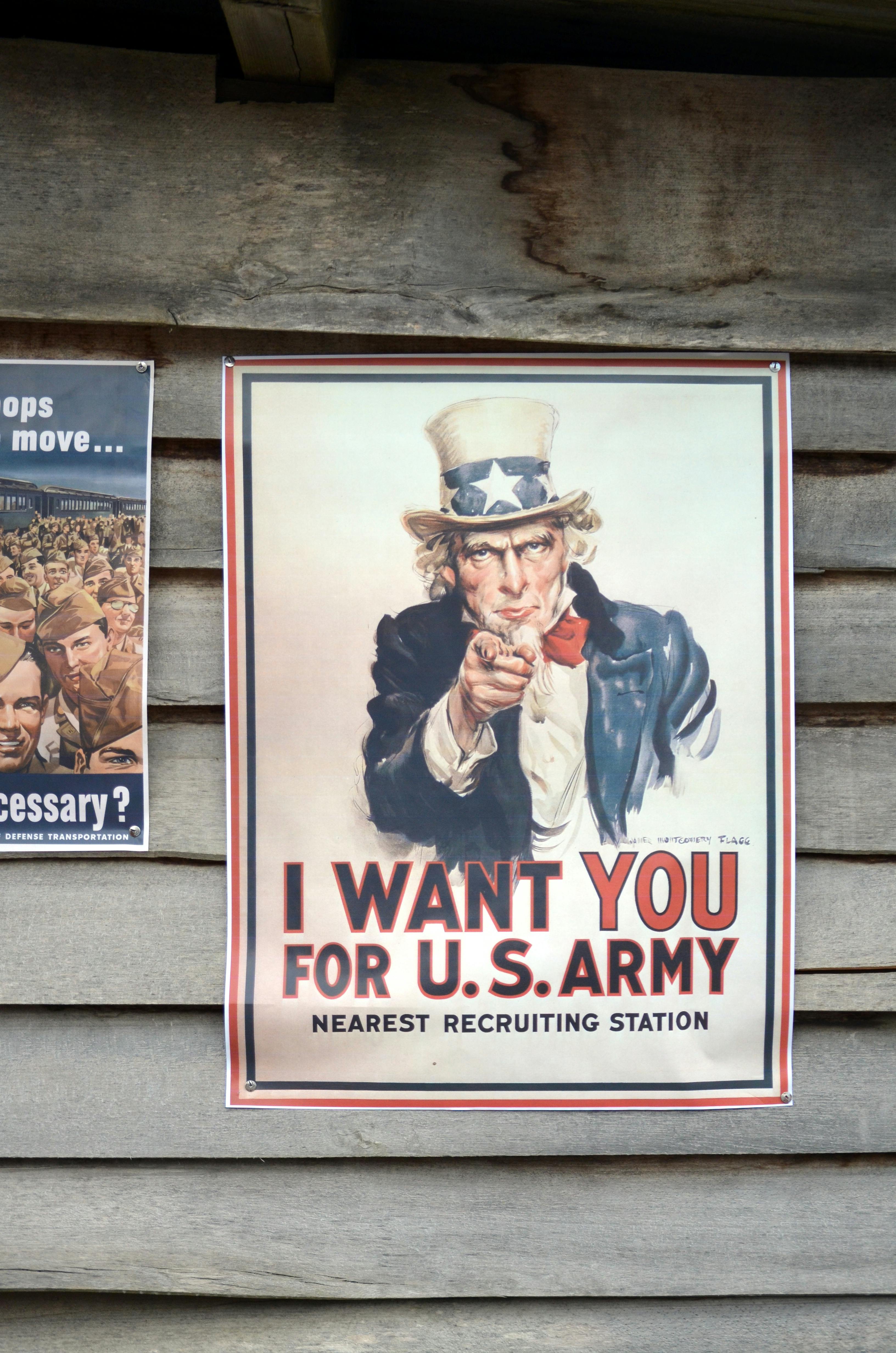 poster for us army recruitment