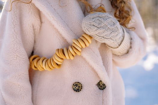 Close up of a Winter Coat
