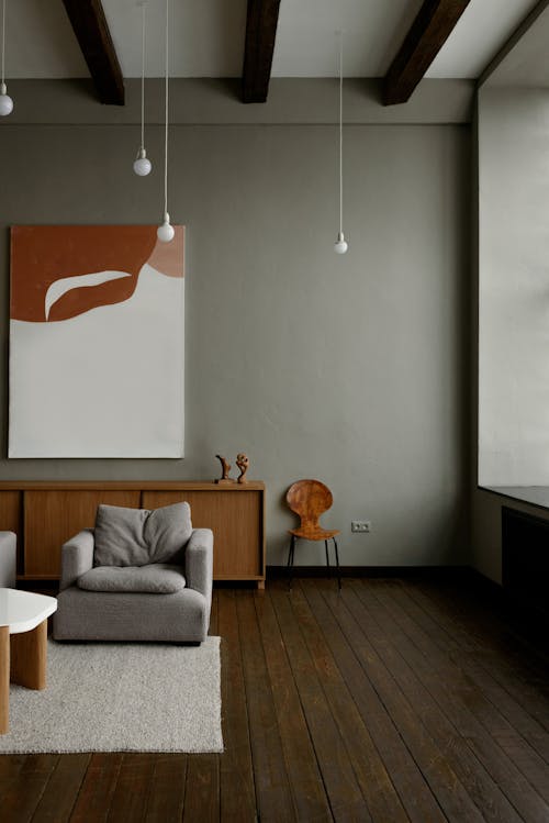 Minimalistic Living Room Interior 