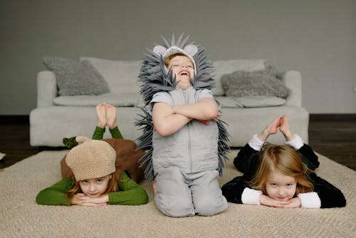 Photo of Children Wearing Costume