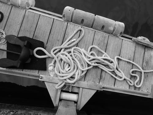 Foto profissional grátis de baralho, barco, corda