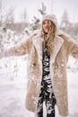 A Snow Covered Woman