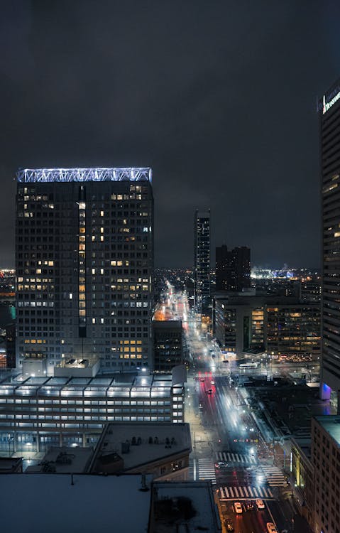 Time Lapse Photography of City during Night Time