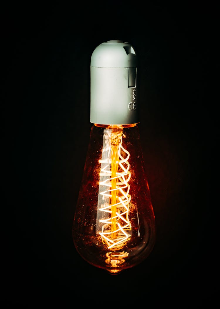 A Bulb With Illuminated Light