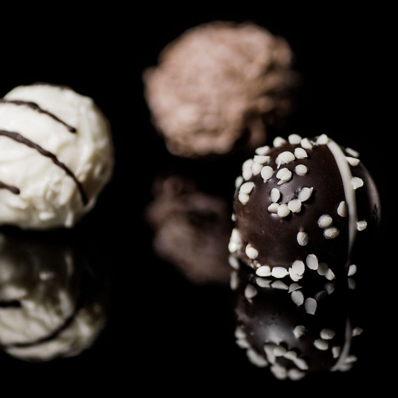 Black Sesame Halva Truffles
