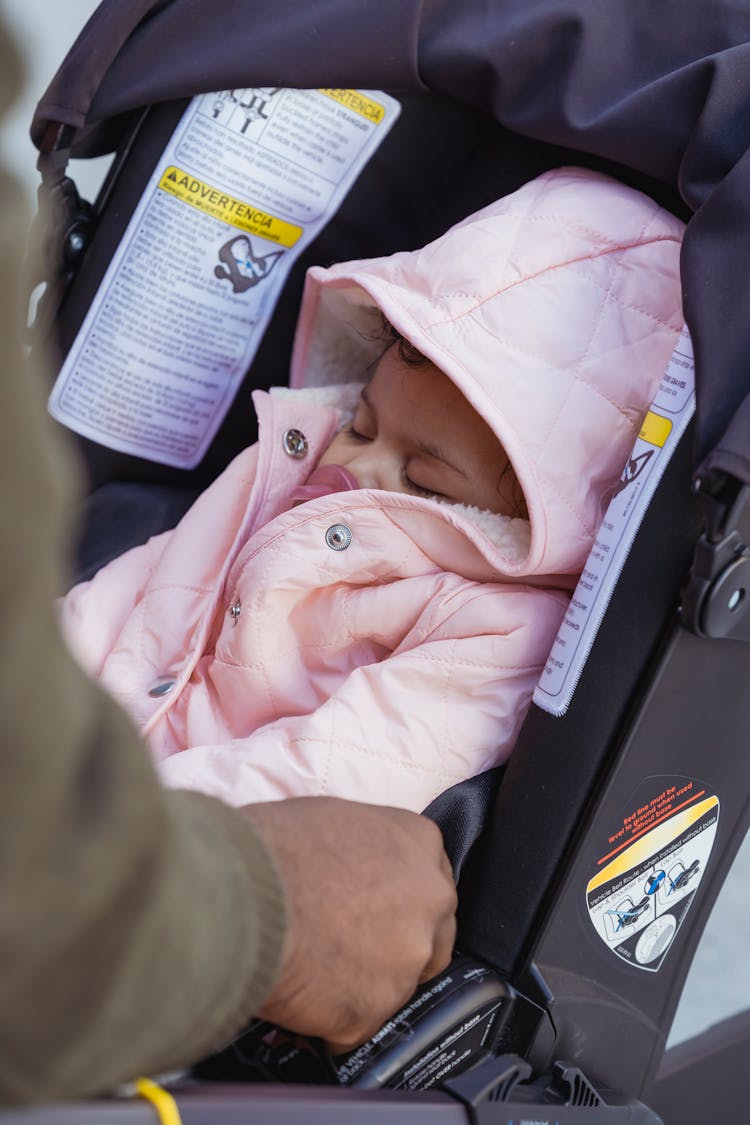 Baby In A Stroller