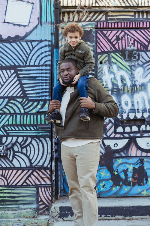 Boy on his Father's Shoulders