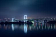 Bridge over Water during Night Time