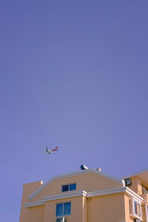 Δωρεάν στοκ φωτογραφιών με αεροπλάνο, γαλάζιος ουρανός, καθαρός ουρανός