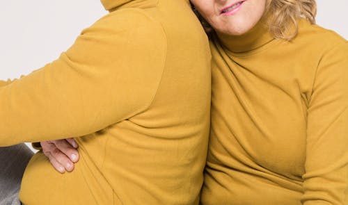 Elderly Couple Wearing Matching Outfit