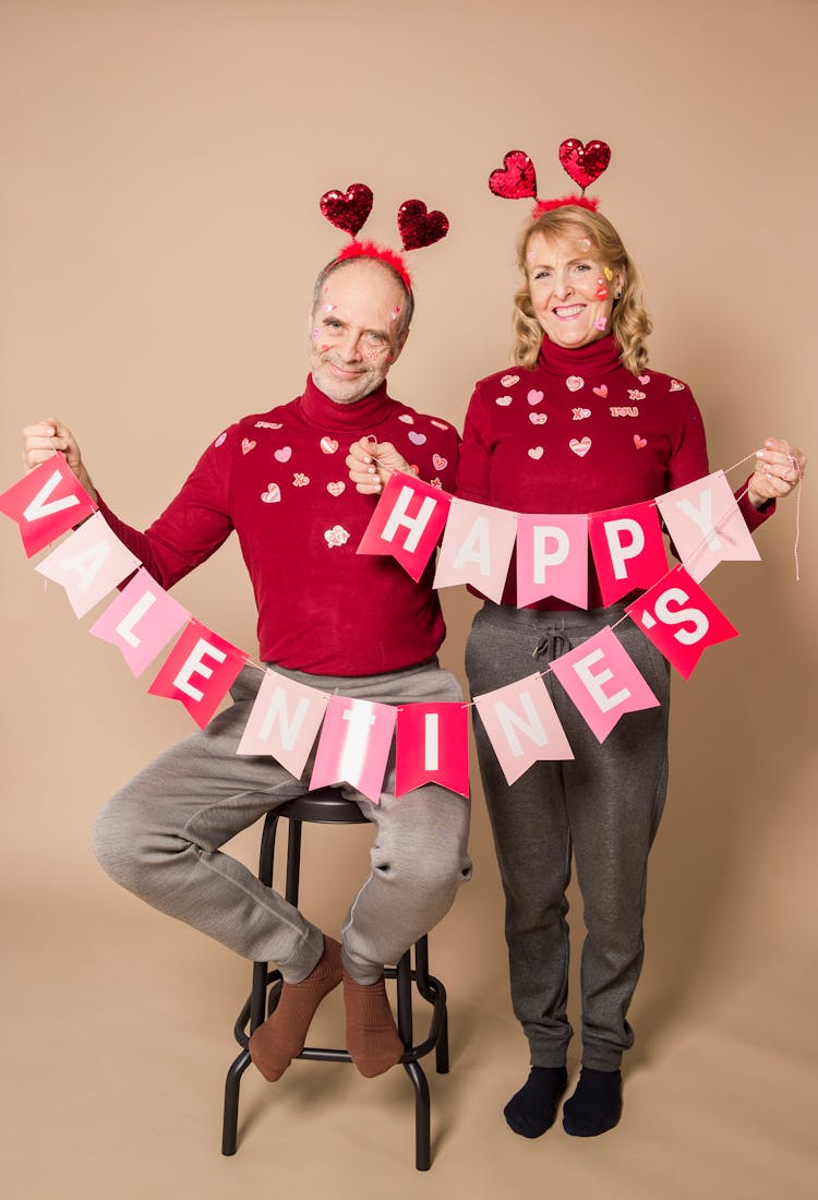 Couple Wearing Matching Outfit