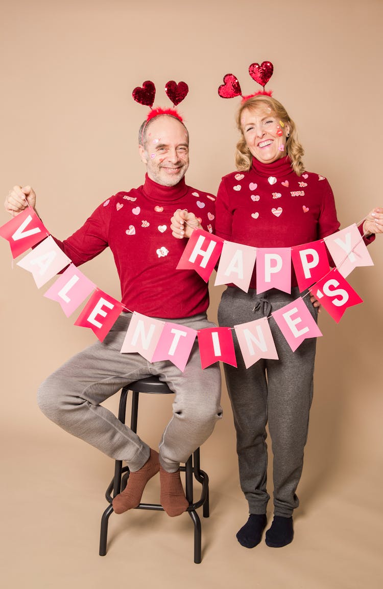 Couple Wearing Matching Outfit