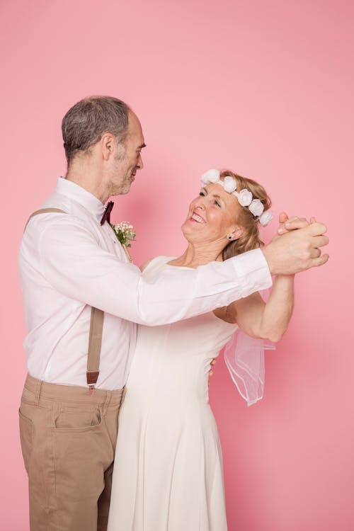 Elderly Couple Dancing