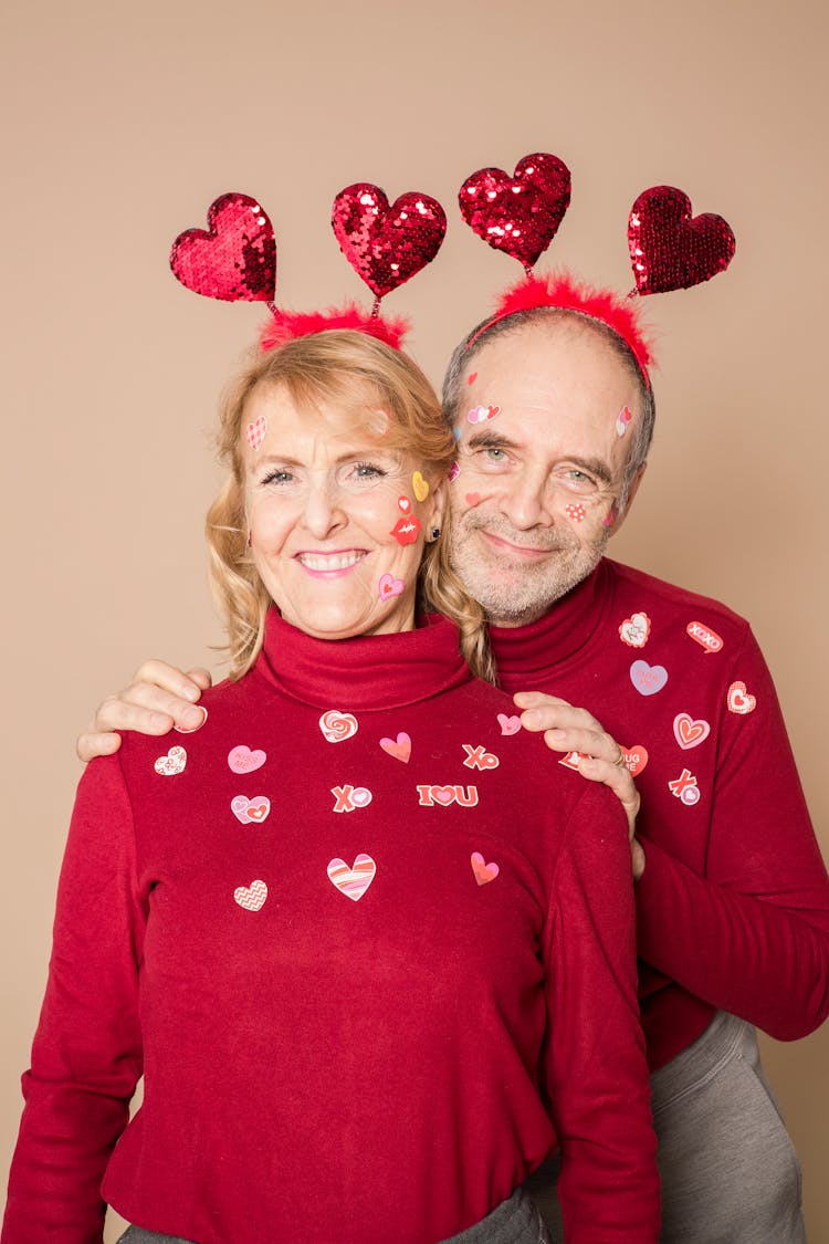 Couple Wearing Matching Outfit