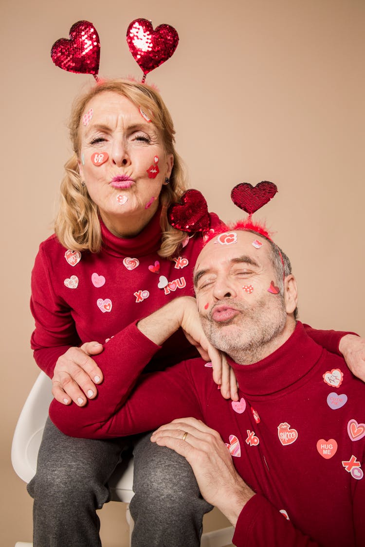 Couple Wearing Matching Outfit